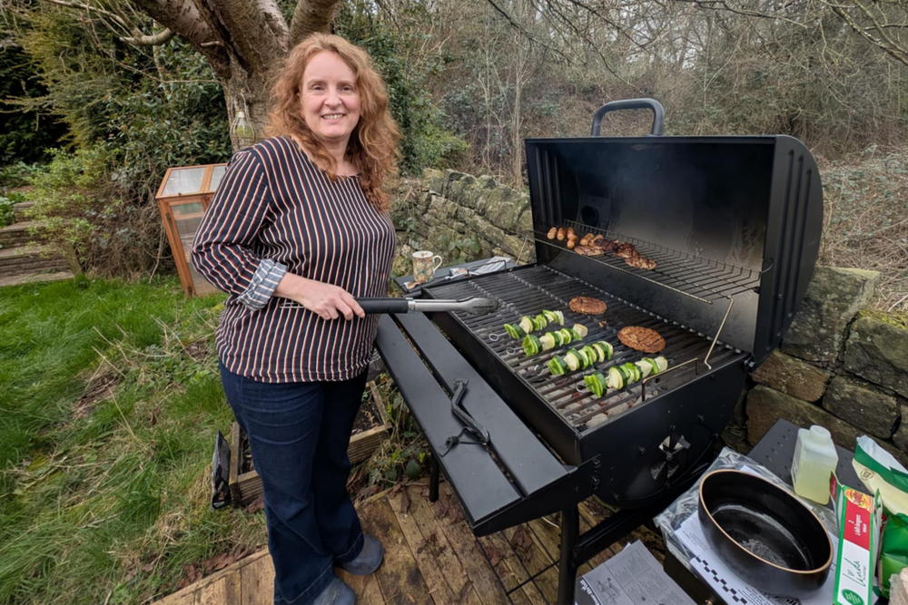 The grill is large enough to host (Samantha Priestley/The Independent)