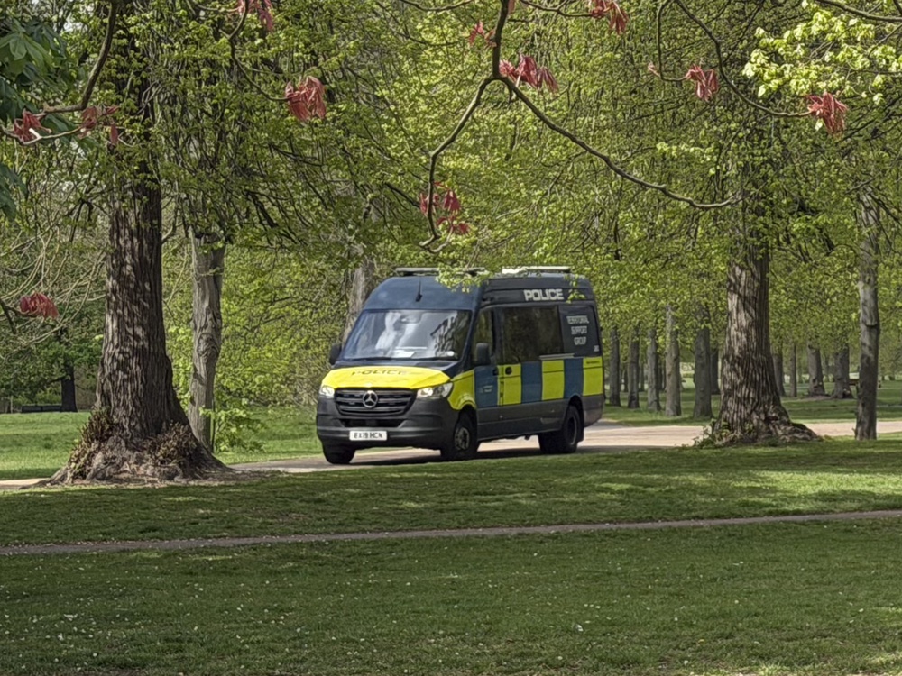 Police in Kensington Gardens, central London (Blaise Cloran/PA) (PA Wire)