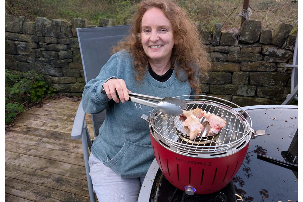 The fan reduces the heating time (Samantha Priestley/The Independent)