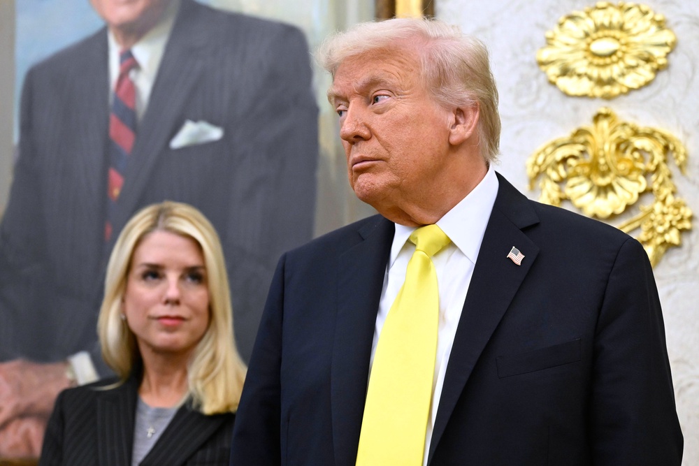Trump publicly urged former Attorney General Pam Bondi to bring charges against Comey and others (AP)