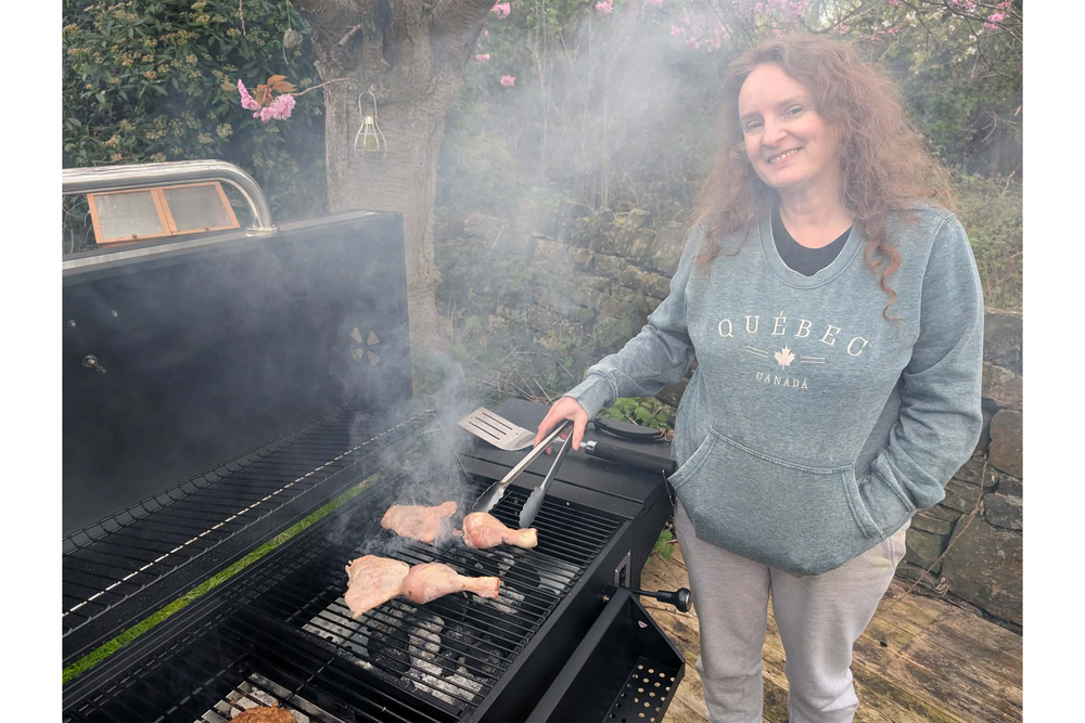 You can cook at two different temperatures with the two grills (Samantha Priestley/The Independent)