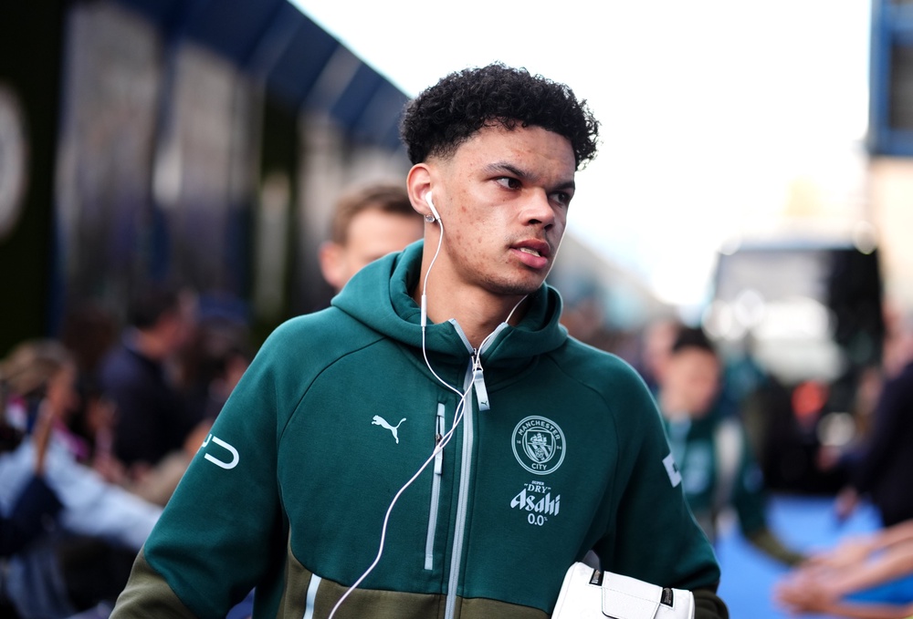 Manchester City’s Nico O’Reilly should be available against Arsenal (John Walton/PA) (PA Wire)