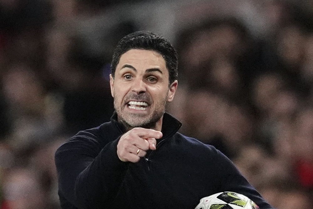 Arsenal manager Mikel Arteta will not consider playing for a draw at Manchester City (Nick Potts/PA) (PA Wire)
