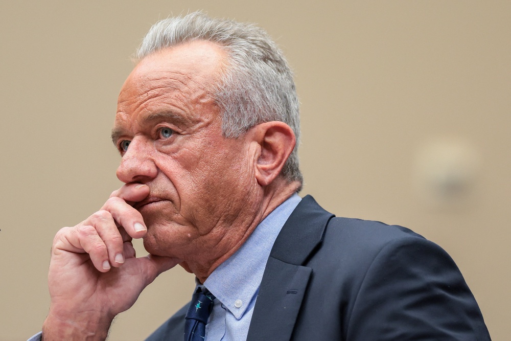 MAHA influencers argue that nicotine has been vilified in a similar way to peptides, raw milk and beef tallow – which has been promoted by Robert F Kennedy Jr. The U.S. Health Secretary himself has been pictured carrying around a tin of nicotine pouches (Reuters)