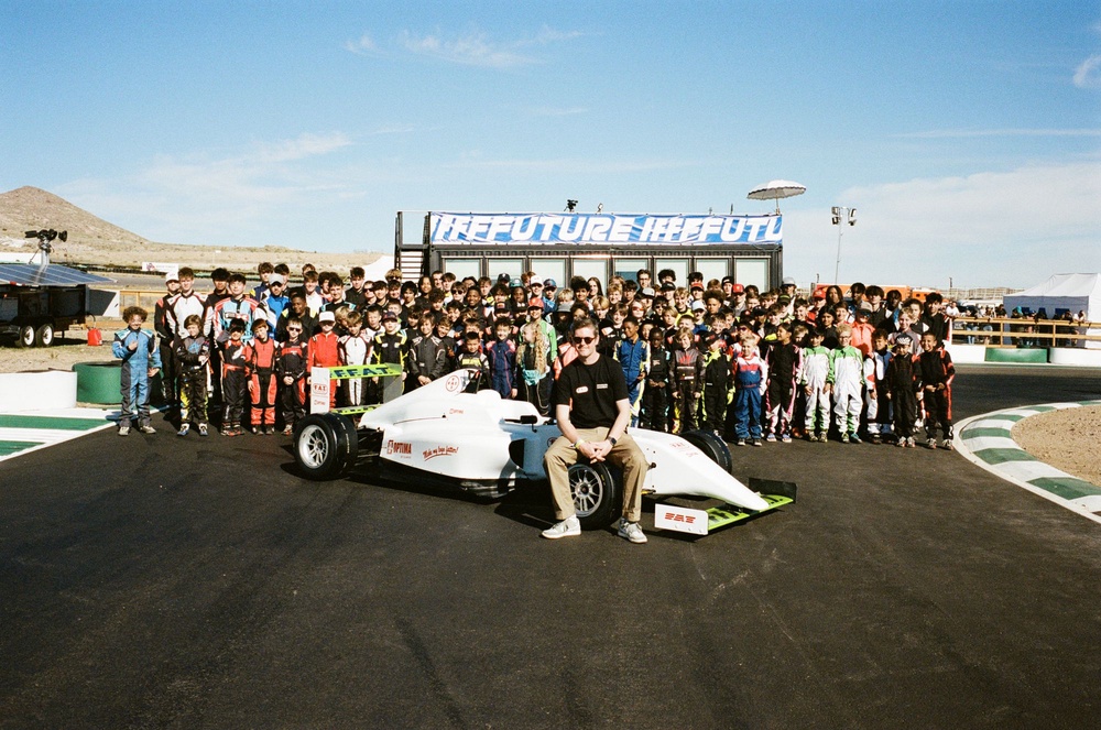 Dozens of kids competed at the inaugural World Finals in California last December (FAT Karting League)