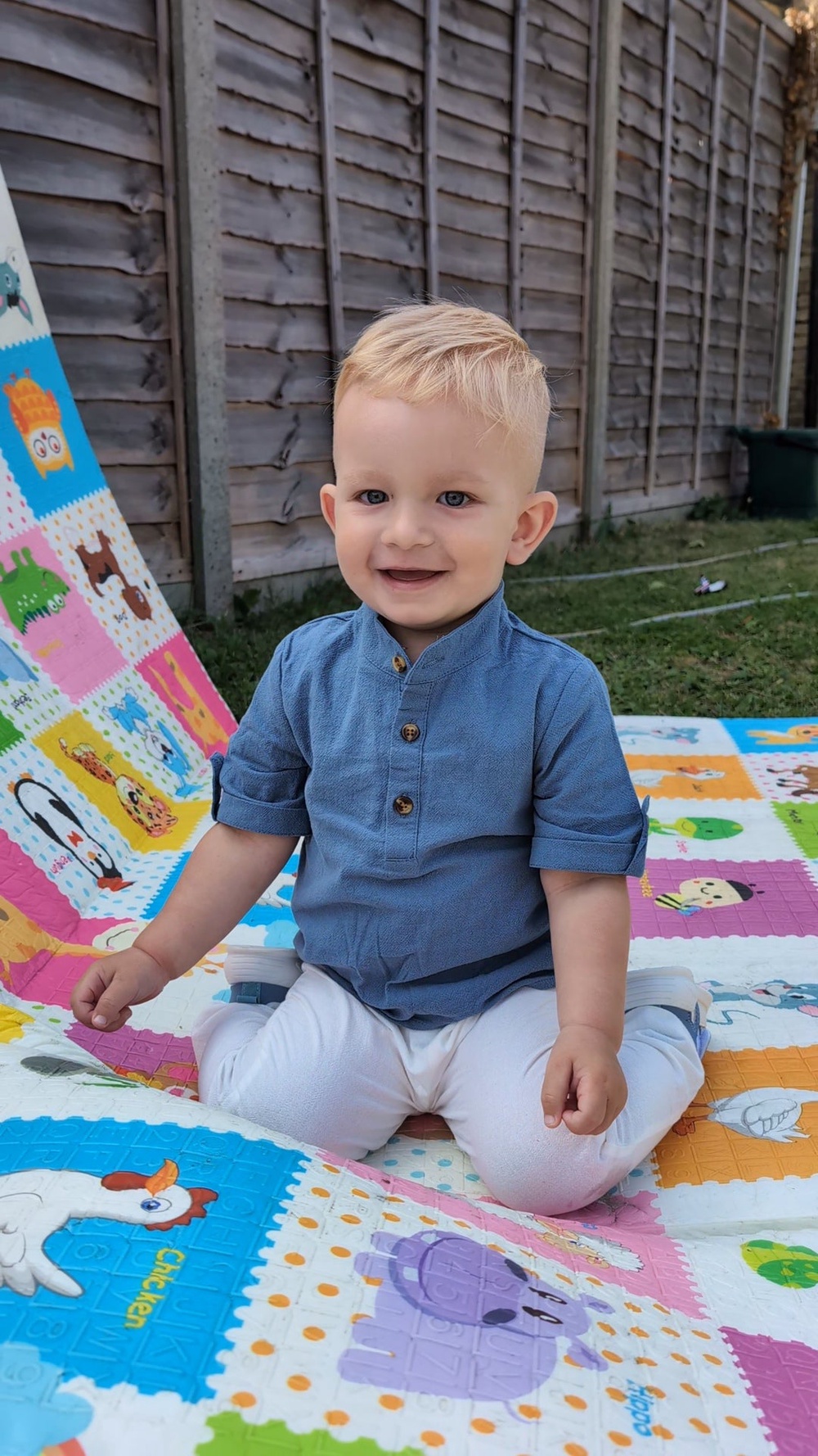 Marcela Zberea, 29, and Stelian Dorin Nica, 36, have issued an urgent appeal to try and find stem cells donors for their two sons, Cezar Nica, aged two, and David Nica, 10 months. The boys have been diagnosed with rare and life-threatening genetic disorder Wiskott-Aldrich Syndrome (WAS). Neither parents are a match and the family are now working with the charity DKMS to raise awareness of its stem cell register (Family handout/DKMS)