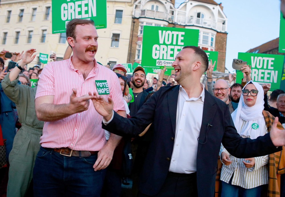 The Greens have surged in popularity since Zack Polanski became leader in September (PA)