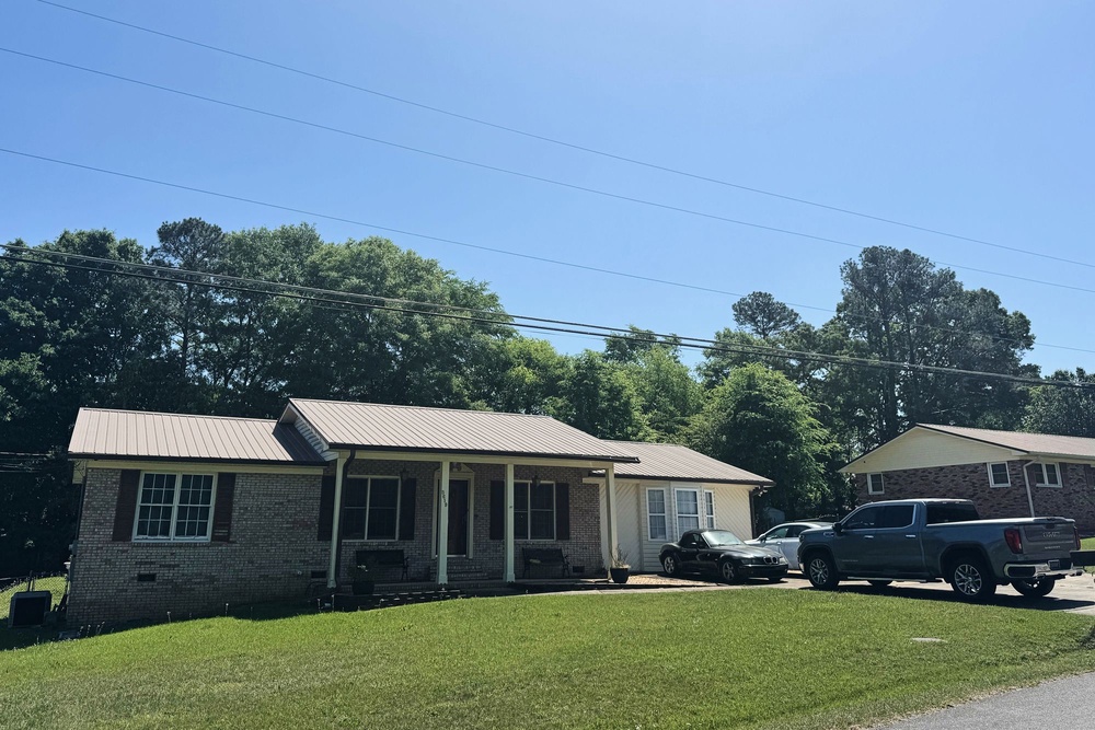 The Anniston, Ala., home where Marie-Thérèse Ross, 85, who has returned to France after being held in U.S. immigration custody, had lived with her late husband, U.S. military veteran William Ross (AP)