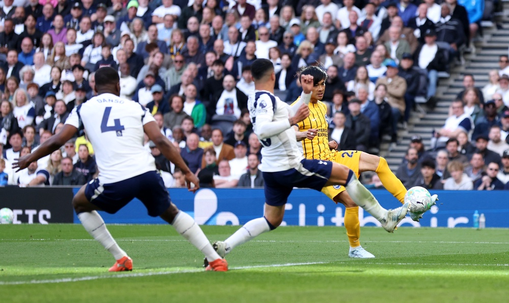 Mitoma's leveller. (Getty Images)