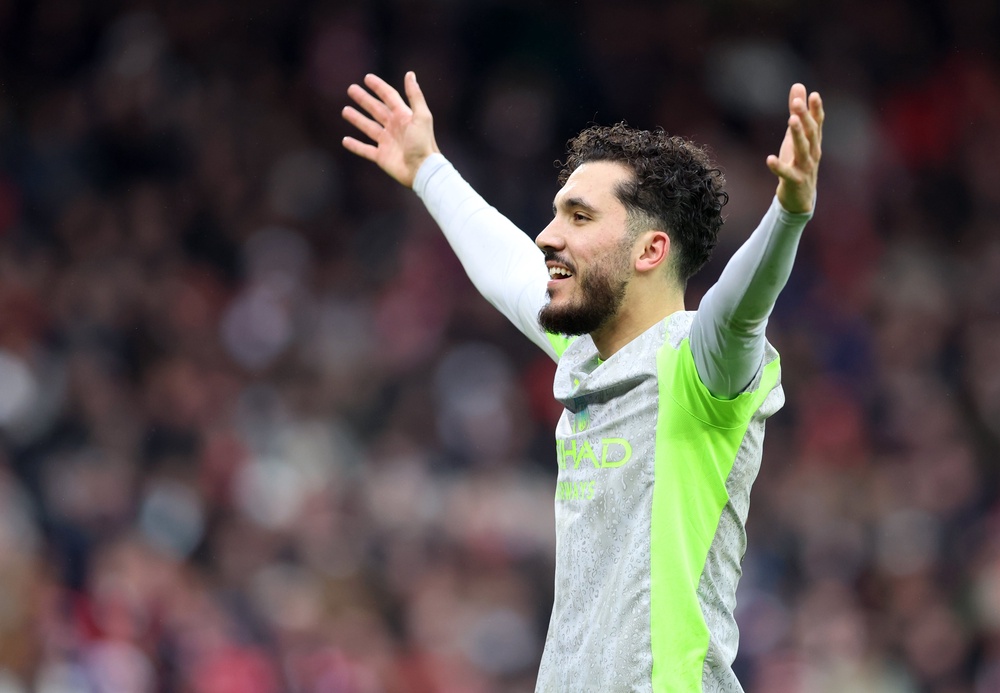 Rayan Cherki joined Manchester City last summer (Barrington Coombs/PA)