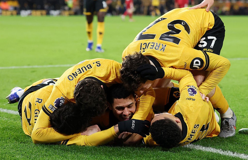 Wolves went on a purple patch which saw them take points off Arsenal, Aston Villa and Liverpool (Getty Images)