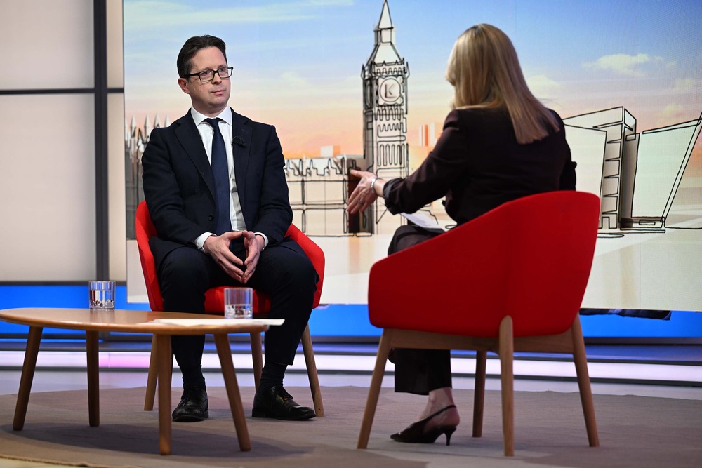 Shadow Cabinet Office minster Alex Burghart said Sir Keir needed to take responsibility for Lord Mandelson’s appointment (Jeff Overs/BBC) (PA Media)