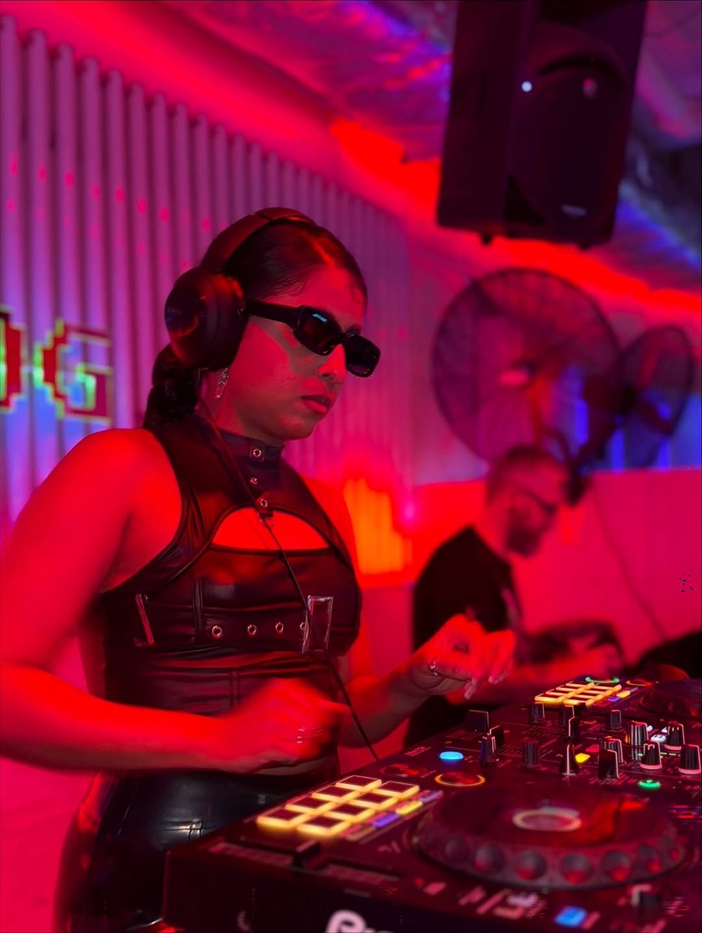 Ms Hussain’s girlfriend has been teaching her to DJ (PA)
