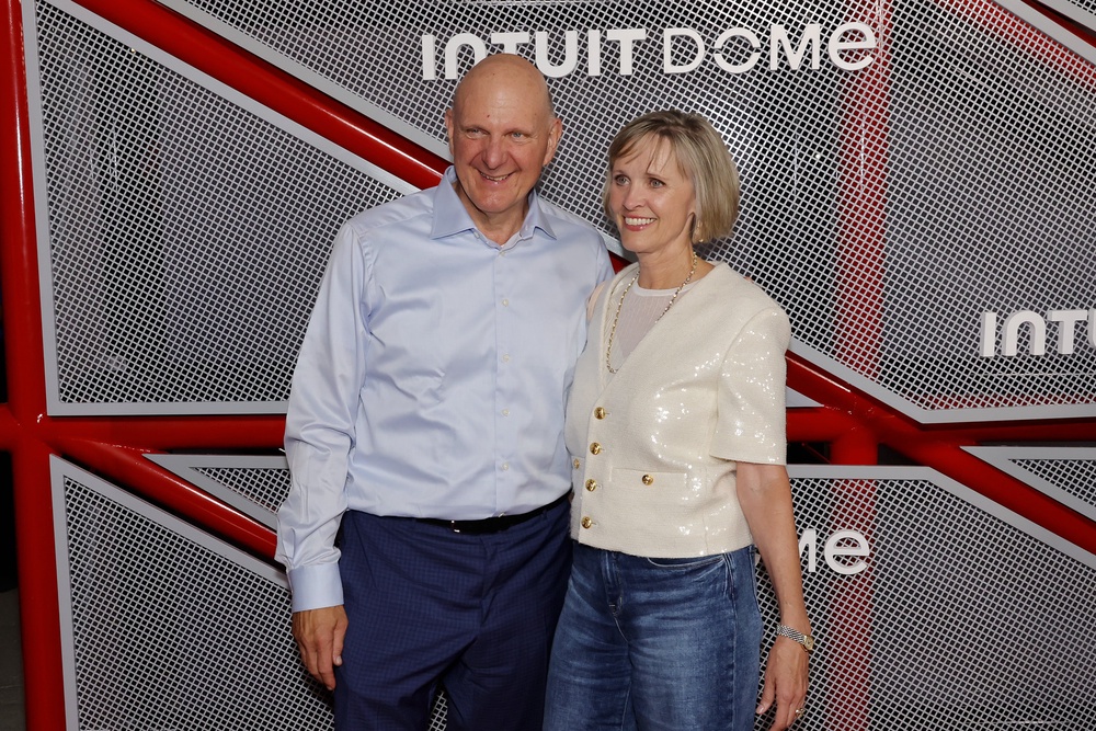 Ballmer, Owner, Los Angeles Clippers and Connie Snyder attend the Opening Night of The Intuit Dome at Intuit Dome (Getty)