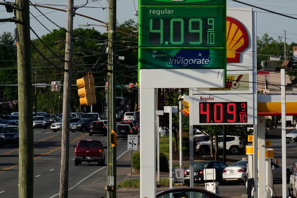 65 percent of Americans say rising gas prices have posed a serious problem or somewhat of a problem for their families (AP)