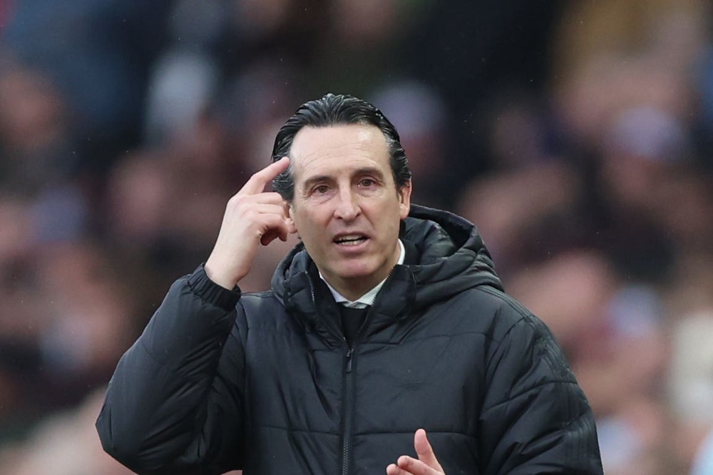 Unai Emery says Aston Villa nearly threw away the win in a “crazy” minute (Nigel French/PA) (PA Wire)