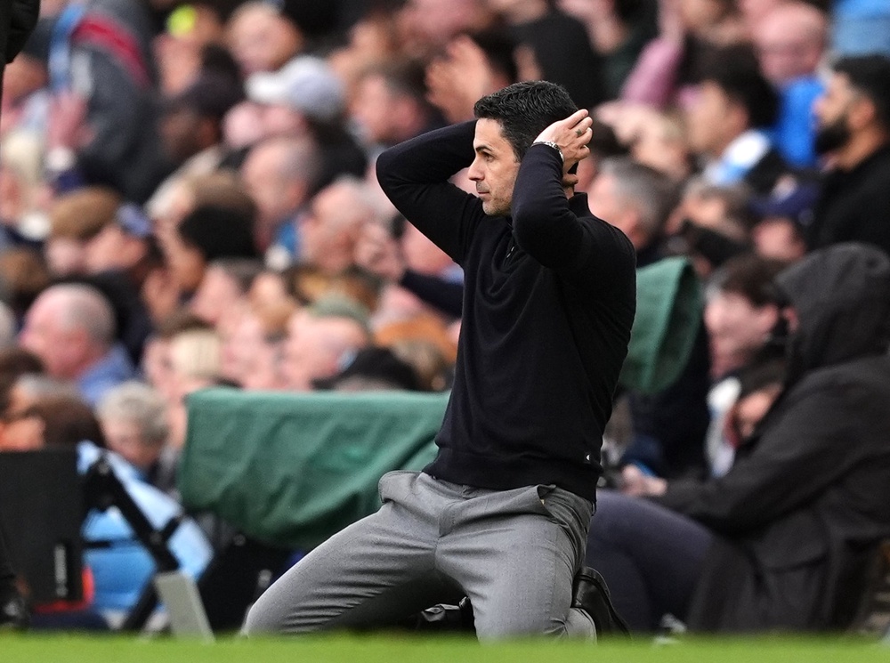 Mikel Arteta’s tactical conservatism could ultimately be his downfall (PA)