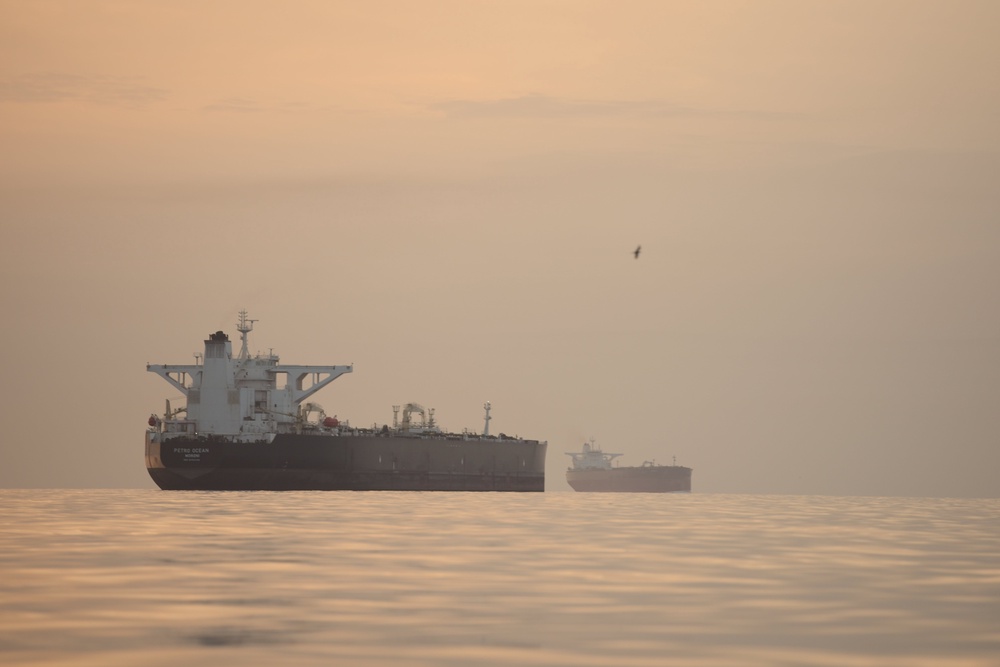 A cargo ship in the Strait of Hormuz reported that it had been fired upon early Sunday by IRGC forces (Copyright 2026 The Associated Press. All rights reserved)