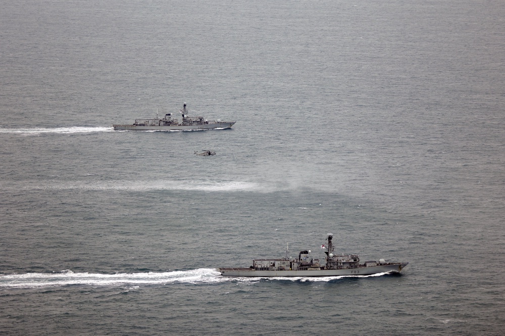 The MoD responded to Russian submarine activity in the High North (MoD) (PA Media)