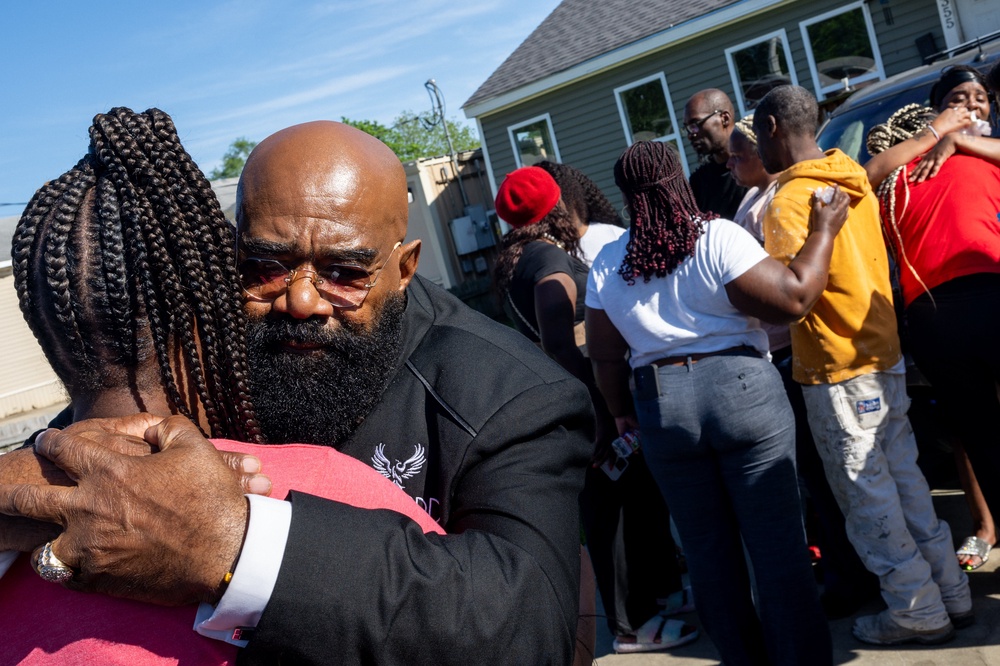 A neighbor who witnessed the bodies of the children being removed from the house called it ‘the worst thing I ever seen’ (Getty)
