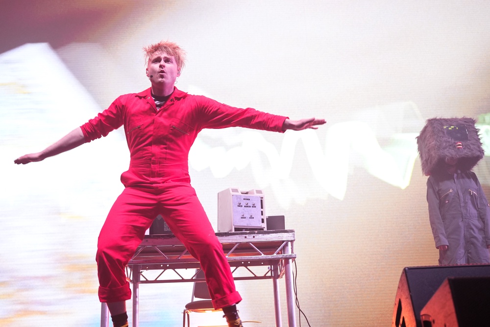 Sam Battle revealed he has personally built most of his staging for his performance in Vienna, Austria. (Getty)