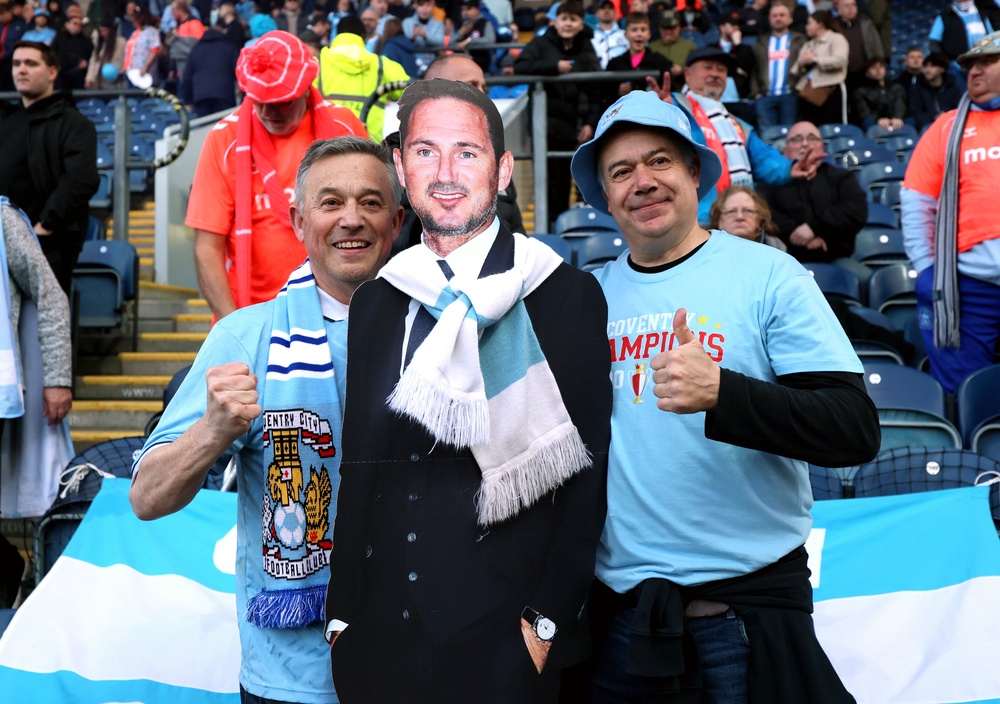 Lampard has built a rapport with Coventry fans (PA)