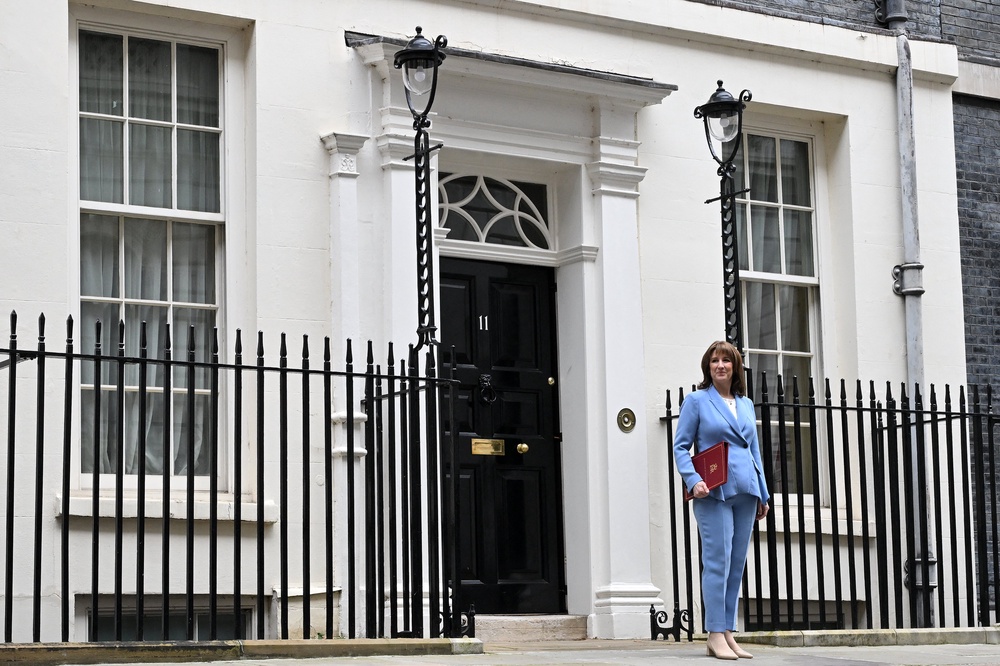 Chancellor Rachel Reeves’ announcement in the 2025 autumn budget of tax increases for online gambling firms, raising remote gaming duty from 21 per cent to 40 per cent from April (AFP/Getty)