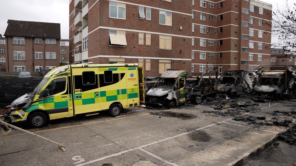 The spate of incidents began with an arson attack on Jewish community ambulances on March 23. (Jamie Lashmar/PA) (PA Wire)