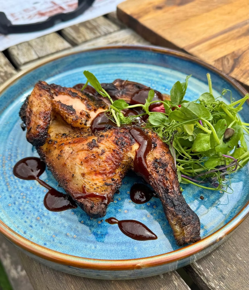 Flattened for even cooking, crisp skin and maximum flavour from the grill (Elevated Food For Life/Laura James)