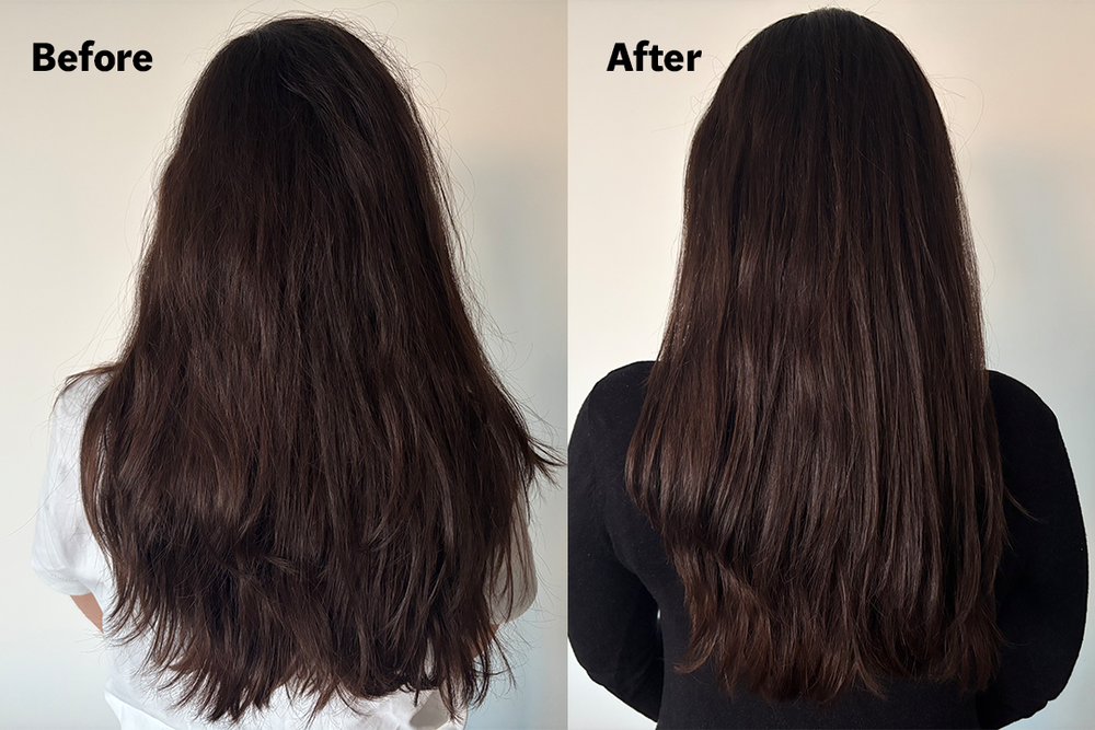 It made a noticeable difference to my split ends (Jacqueline Kilikita/The Independent)
