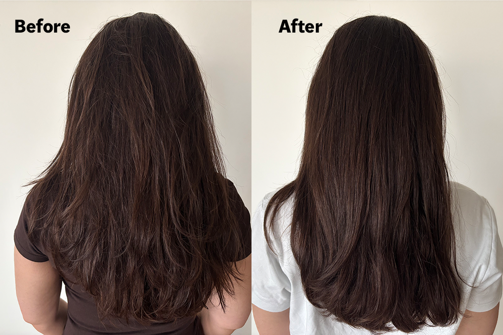 This salon-approved formula helps me cut down on styling time (Jacqueline Kilikita/The Independent)