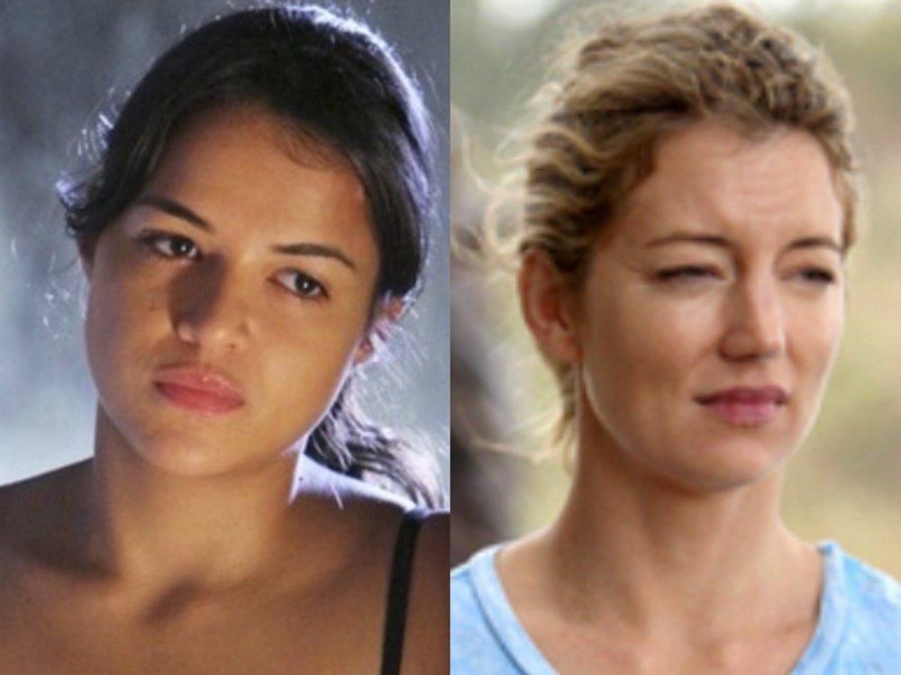 Michelle Rodriguez (Ana-Lucia) and Cynthia Watros (Libby) in ‘Lost’ (ABC)