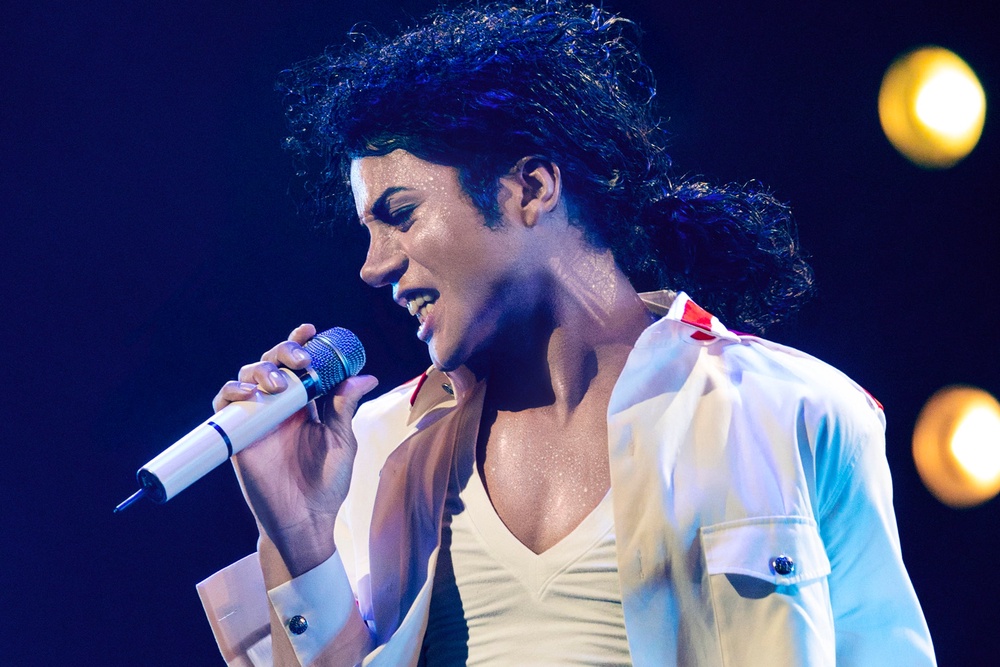 Jaafar Jackson as his uncle Michael Jackson in ‘Michael’ (Lionsgate)