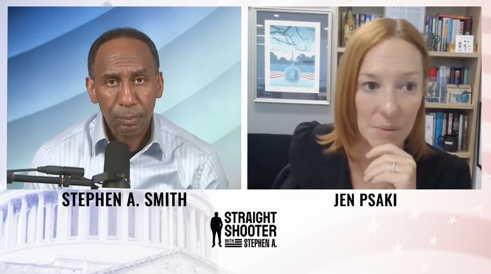 Stephen A Smith and Jen Psaki discuss President Donald Trump and recent calls to remove him from power by invoking the 25th Amendment to the Constitution (Straight Shooter)