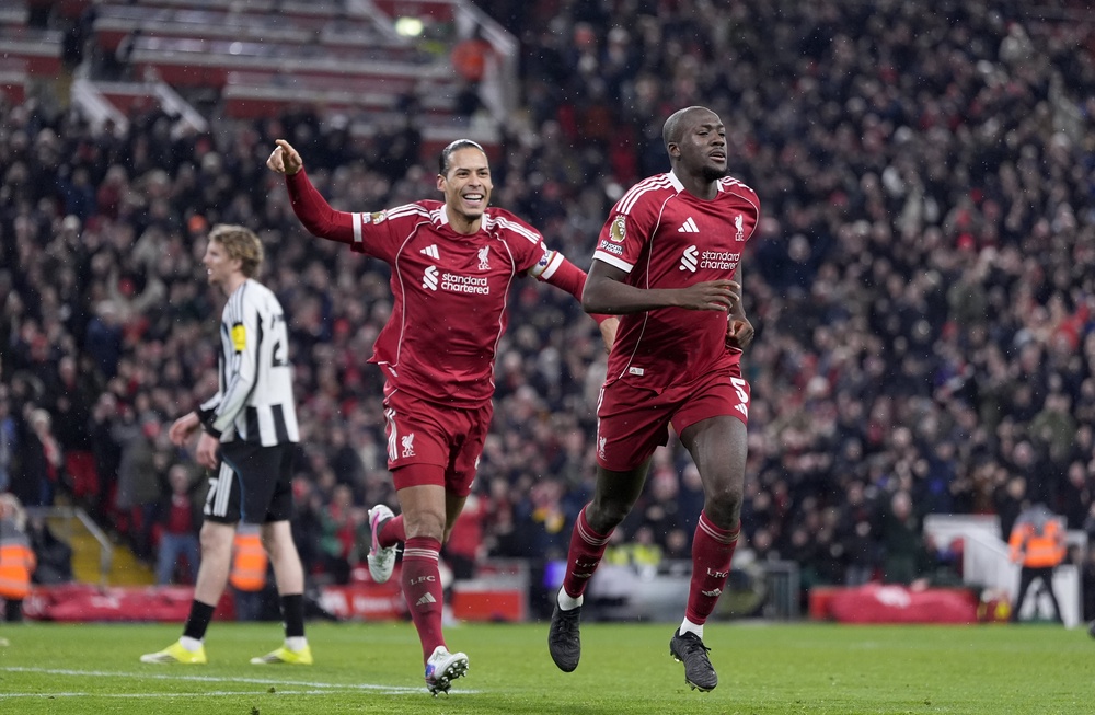 Ibrahima Konate has been the long-term central defensive partner of Virgil van Dijk (PA Wire)