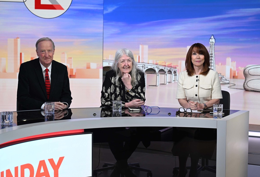 Burley (right) on ‘Sunday with Laura Kuenssberg’ earlier this month (PA)