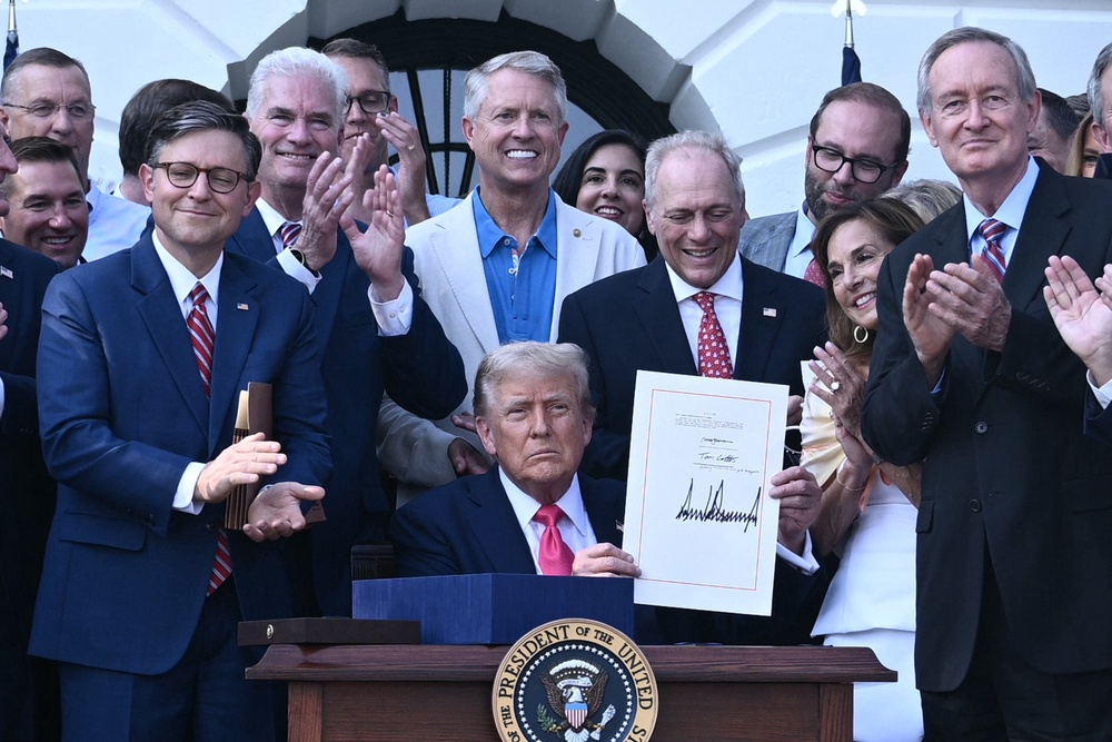 Last year, Trump passed his ‘One Big, Beautiful Bill’ with almost zero Republican defections. That likely won’t happen this time. (AFP/Getty)