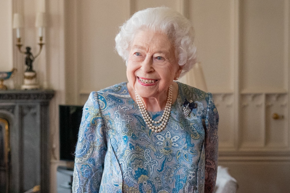 The Queen sat for Annigoni at Buckingham Palace in late 1954 when she was just 28 and the Renaissance-style painting was completed the following year (Getty Images)