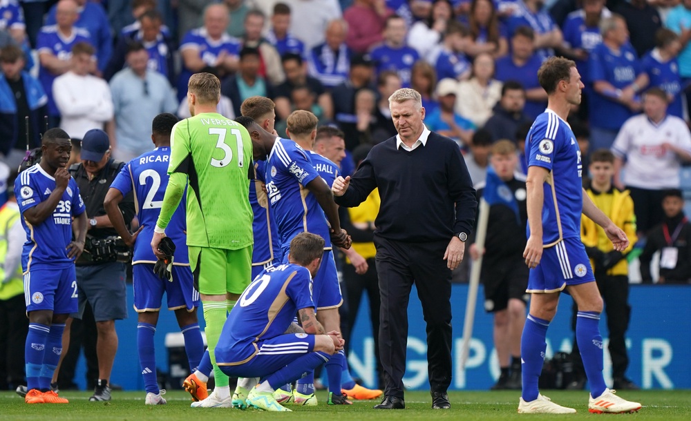 Leicester were relegated from the Premier League (Joe Giddens/PA) (PA Archive)