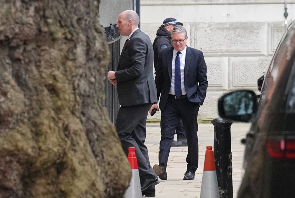 Sir Keir Starmer arriving at 10 Downing Street from the Commons where he was called a liar by two MPs (James Manning/PA)