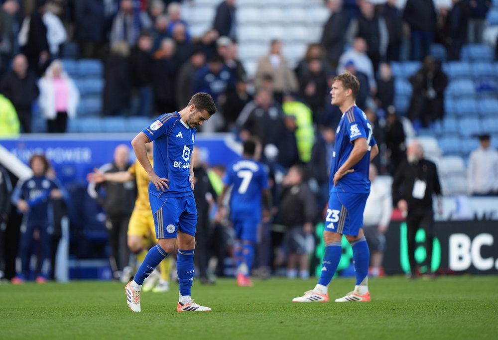 Leicester are on the verge of back-to-back relegations (Joe Giddens/PA) (PA Wire)