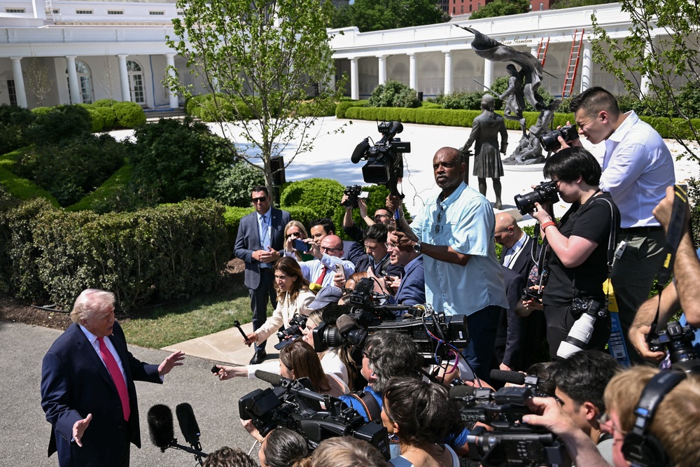 The president and his administration have repeatedly attacked the press for reporting unflattering information or publishing articles based on tips from unnamed sources (AFP/Getty)