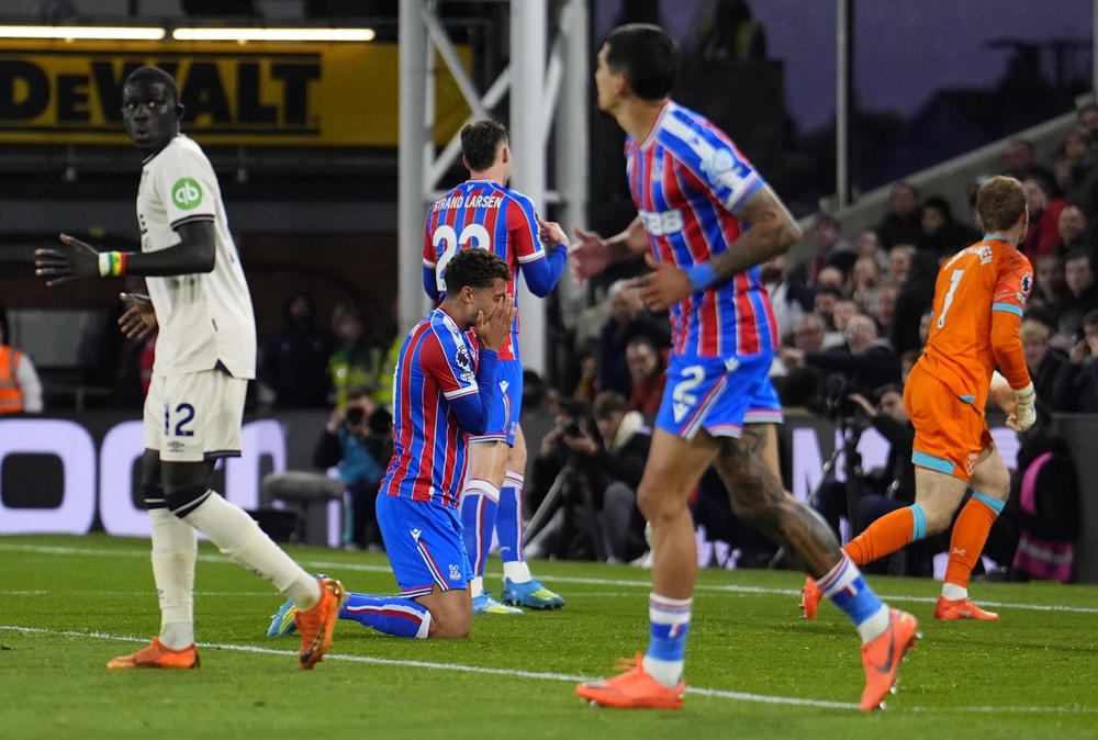 Brennan Johnson missed a good chance for Palace (PA Wire)