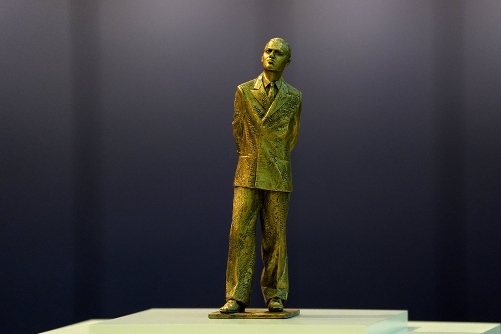 A statue of Prince Philip, the late Duke of Edinburgh, will stand behind the bronze (Ben Whitley/PA) (PA Wire)