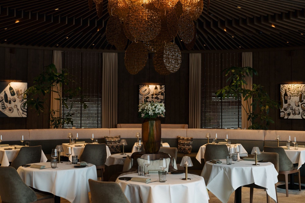 Breakfast is served in The View restaurant, with Mediterranean-inspired fare offered here in the evenings (Olivia Pulver)