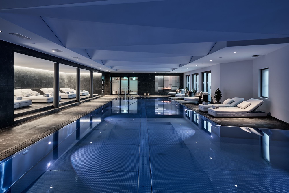 The centrepiece of the excellent spa is a 20-metre swimming pool (Brechenmacher & Baumann)