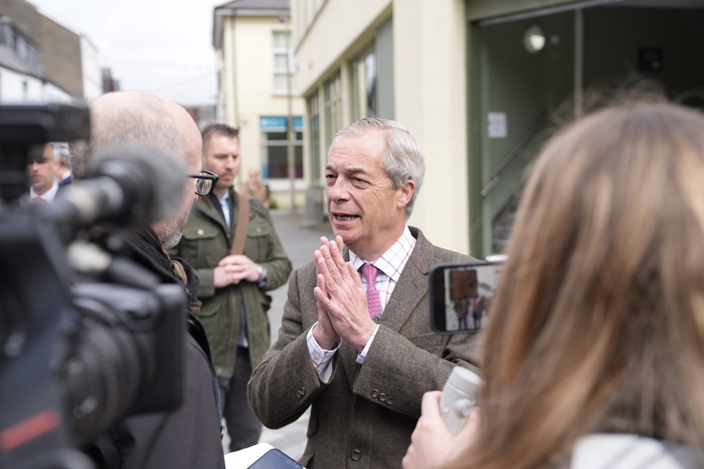 The SNP said it wants to lock Nigel Farage and Reform out of Holyrood (Andrew Matthews/PA) (PA Wire)