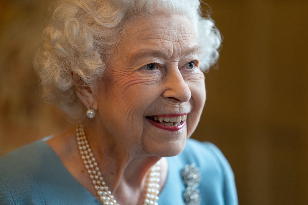 Queen Elizabeth II during a Sandringham reception celebrating the start of her Platinum Jubilee (Joe Giddens/PA) (PA Archive)