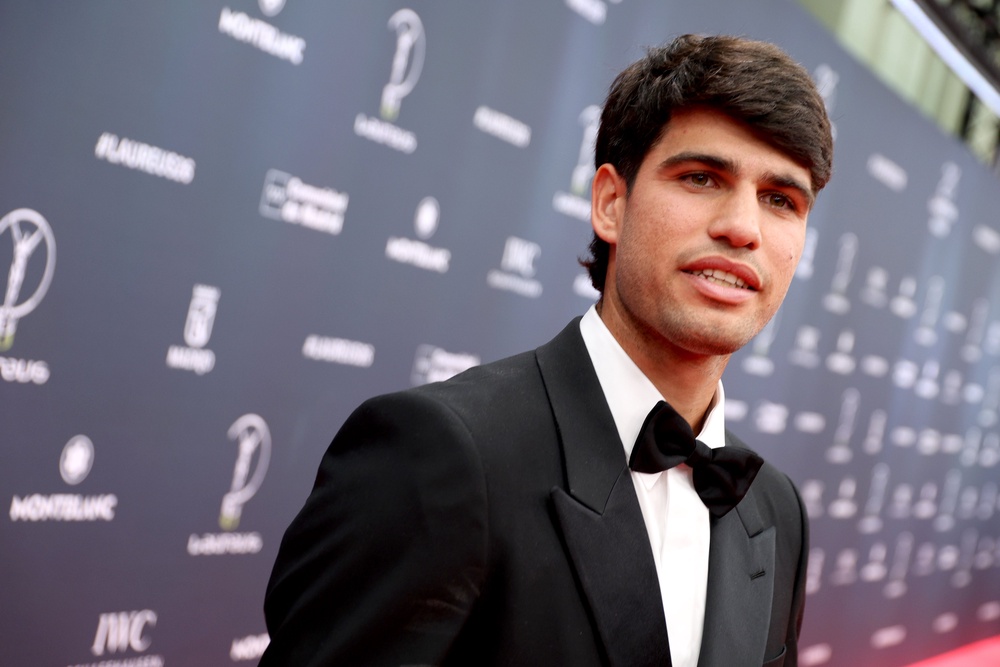 Carlos Alcaraz was crowned Sportsman of the Year at the Laureus World Sports Awards (Getty)