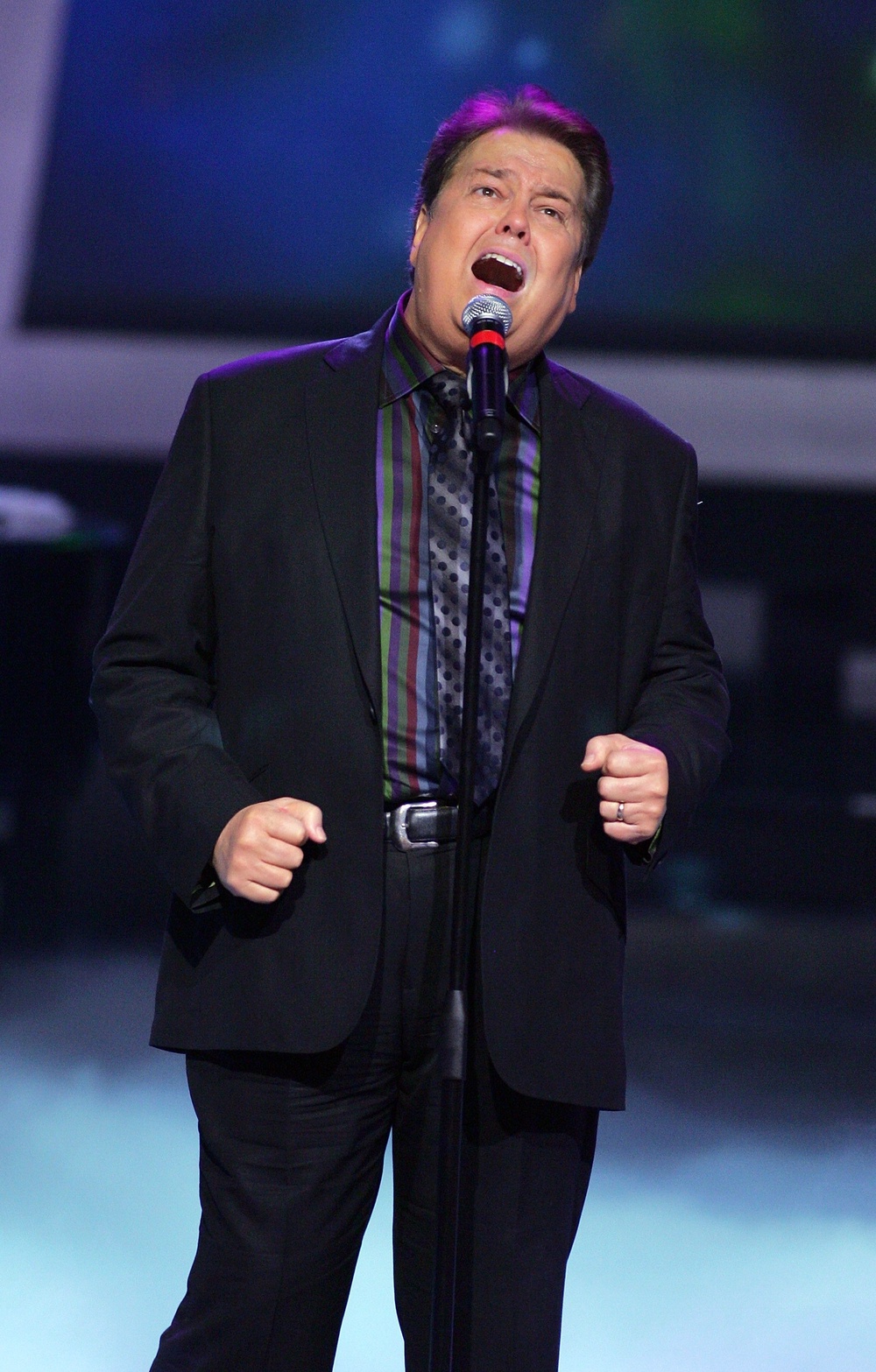 Alan Osmond as the group celebrated its 50th anniversary in 2007 (Getty)